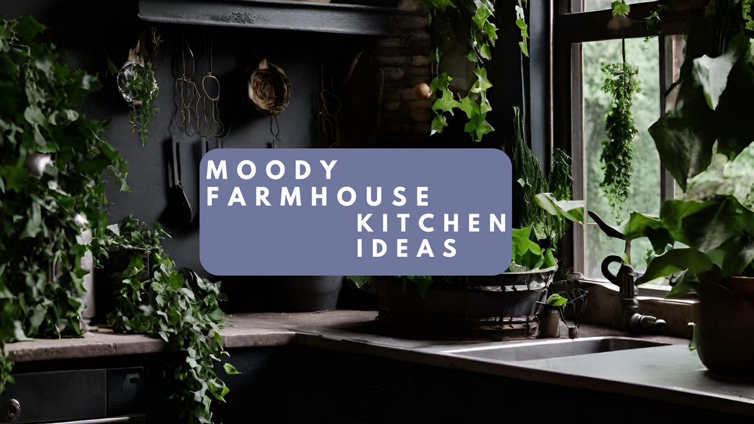 Cozy and Chic: Dark and Modern Farmhouse Kitchen Ideas with a Boho Twist!