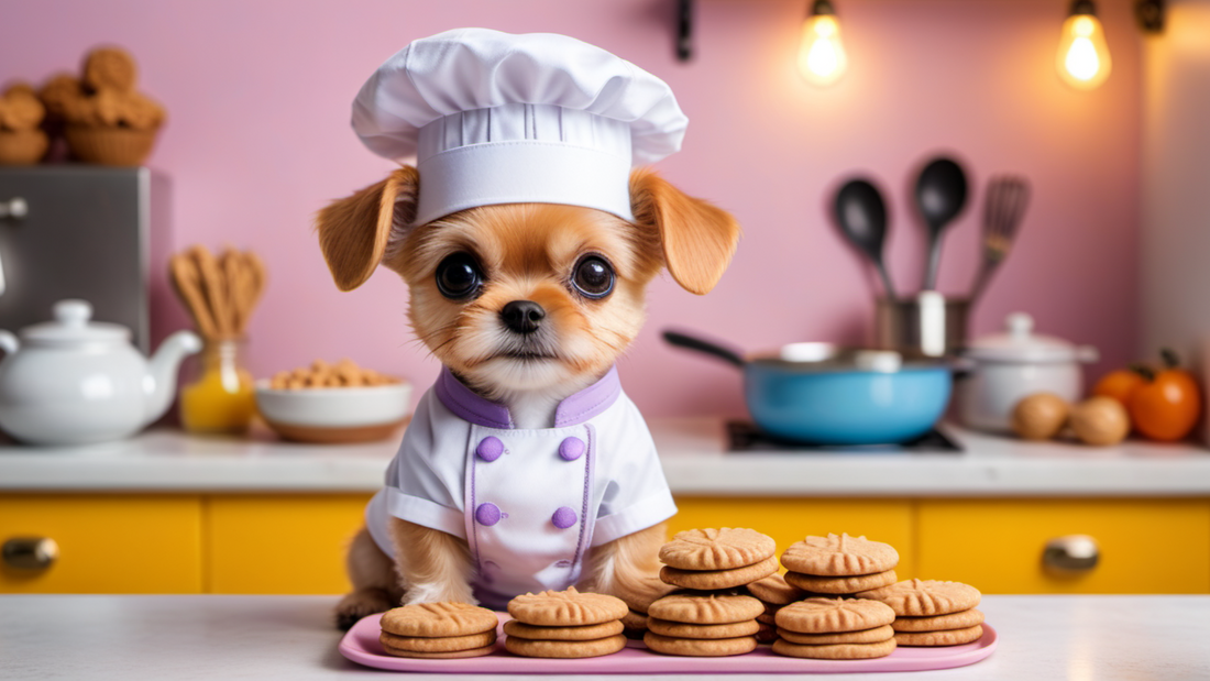 Healthy Peanut Butter n' Turmeric Dog Cookies with Authentic Manuka Honey